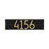 Mid-Century Modern Herringbone Horizontal Wall Plaque