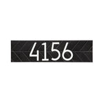 Mid-Century Modern Herringbone Horizontal Wall Plaque