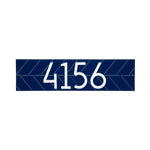 Mid-Century Modern Herringbone Horizontal Wall Plaque