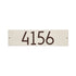 Mid-Century Modern Herringbone Horizontal Wall Plaque