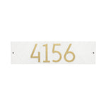 Mid-Century Modern Herringbone Horizontal Wall Plaque