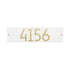 Mid-Century Modern Herringbone Horizontal Wall Plaque