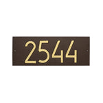 Mid-Century Modern Rectangle Wall Plaque