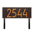 Mid-Century Modern Rectangle Lawn Plaque