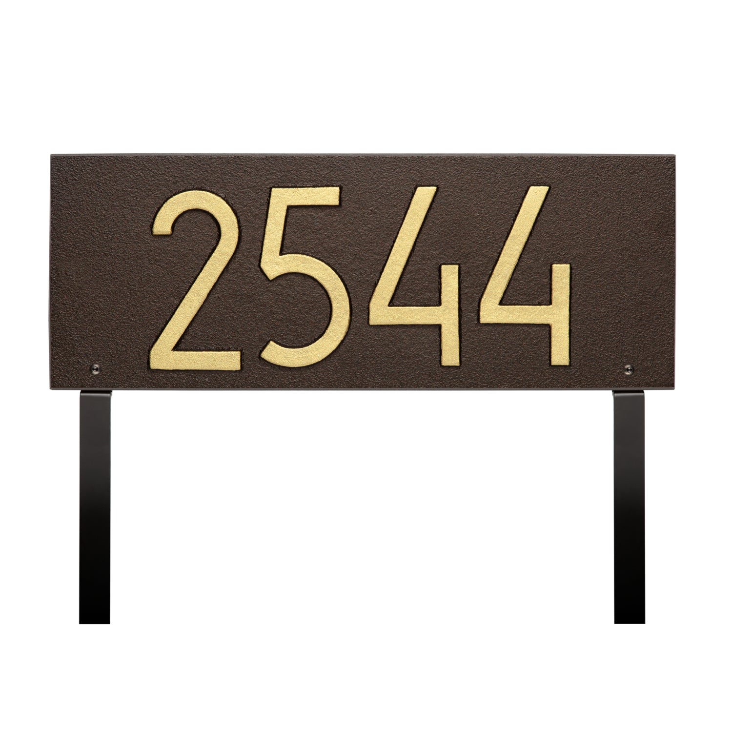 Mid-Century Modern Rectangle Lawn Plaque