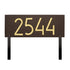 Mid-Century Modern Rectangle Lawn Plaque