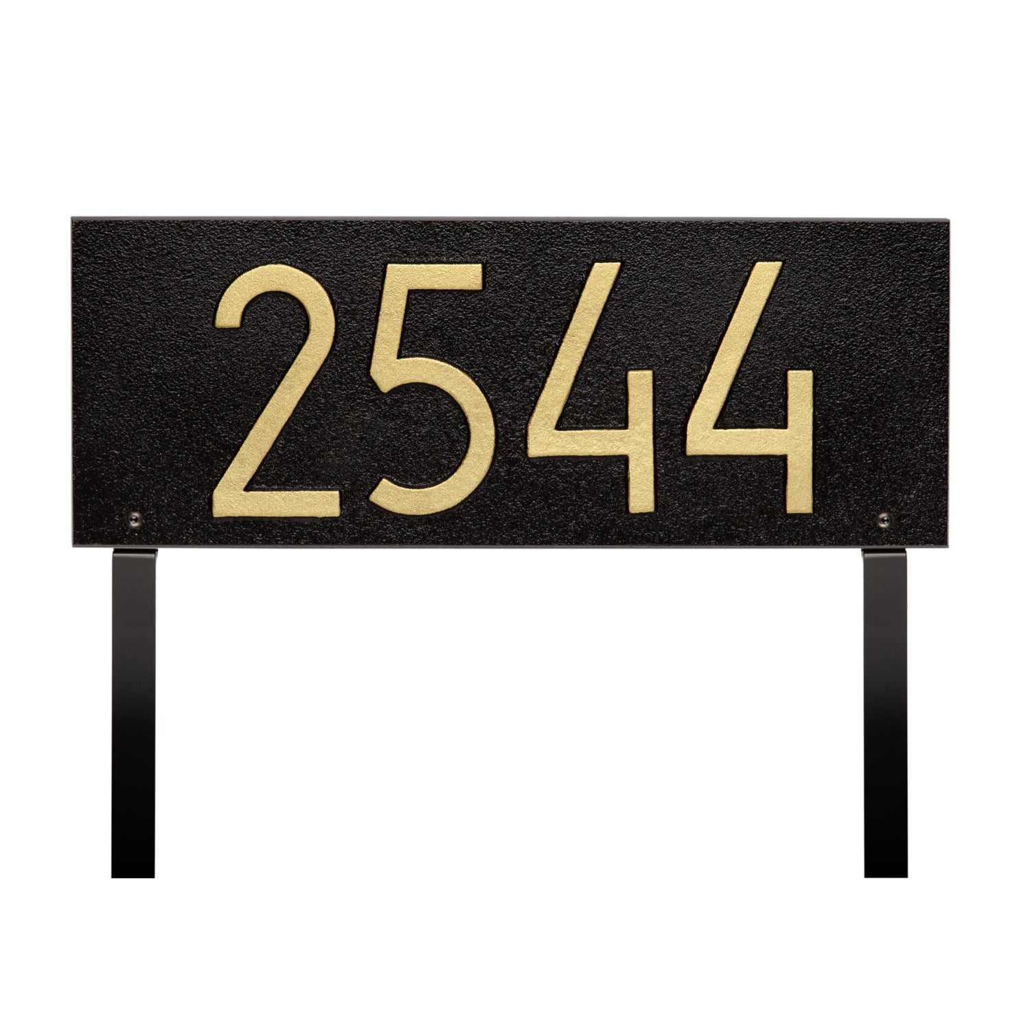 Mid-Century Modern Rectangle Lawn Plaque