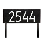 Mid-Century Modern Rectangle Lawn Plaque