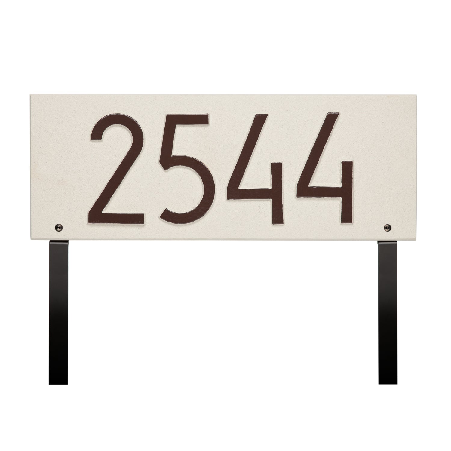Mid-Century Modern Rectangle Lawn Plaque
