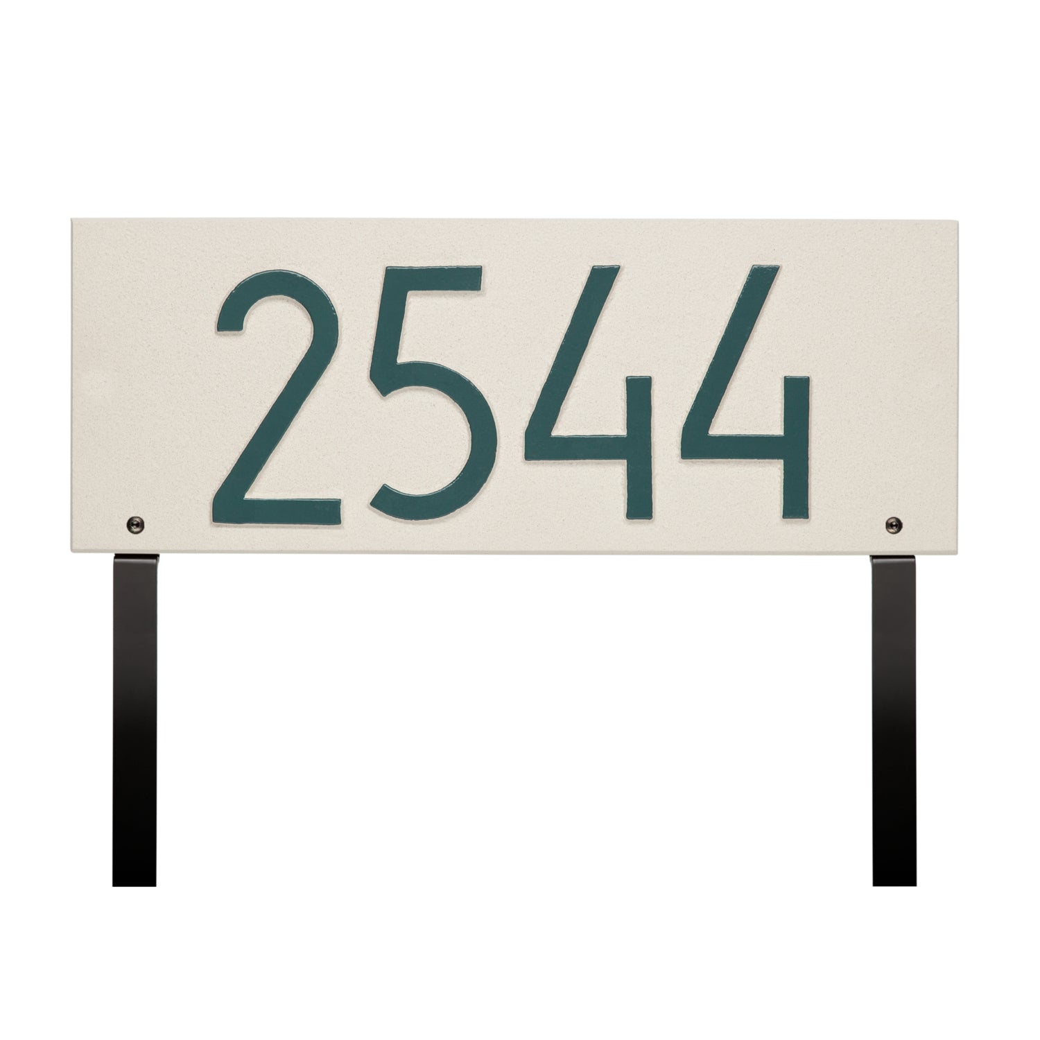 Mid-Century Modern Rectangle Lawn Plaque