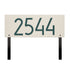 Mid-Century Modern Rectangle Lawn Plaque