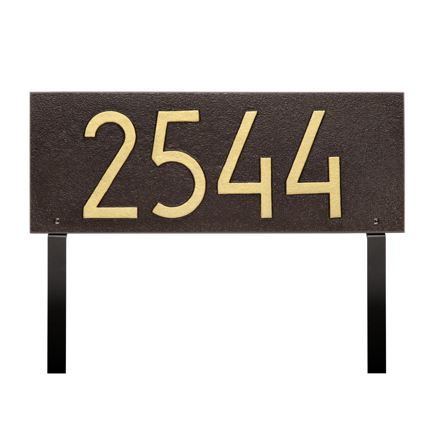 Mid-Century Modern Rectangle Lawn Plaque