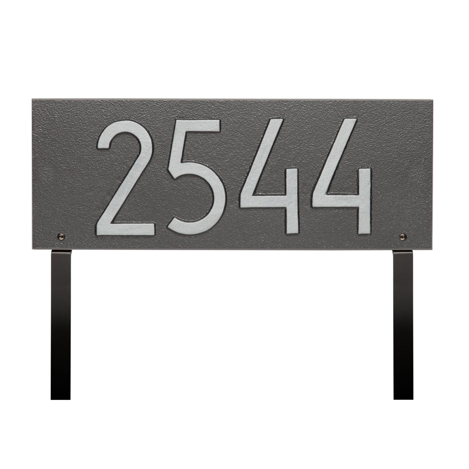 Mid-Century Modern Rectangle Lawn Plaque