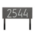 Mid-Century Modern Rectangle Lawn Plaque