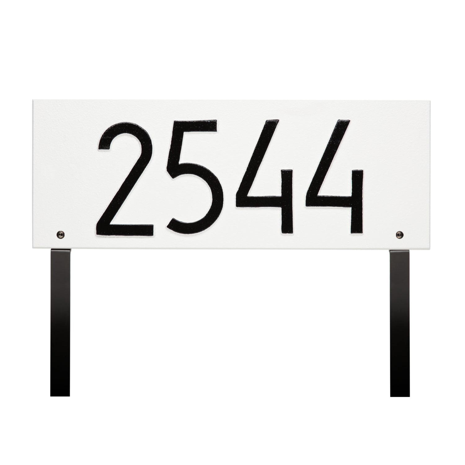 Mid-Century Modern Rectangle Lawn Plaque