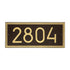 Double Line Modern Font Estate Wall Plaque