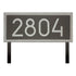Double Line Modern Font Estate Lawn Plaque