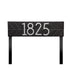 Mid-Century Modern Herringbone Horizontal Lawn Plaque