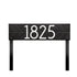 Mid-Century Modern Herringbone Horizontal Lawn Plaque