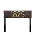 Mid-Century Modern Herringbone Horizontal Lawn Plaque