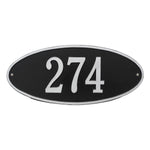 Madison Oval Standard Wall Address Plaque
