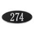Madison Oval Standard Wall Address Plaque
