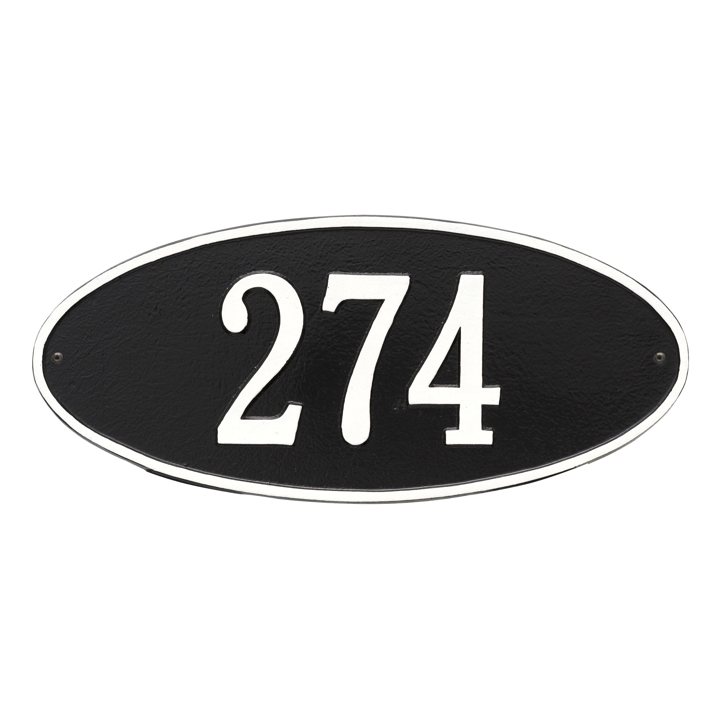 Madison Oval Standard Wall Address Plaque