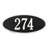 Madison Oval Standard Wall Address Plaque