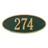 Madison Oval Standard Wall Address Plaque