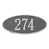 Madison Oval Standard Wall Address Plaque