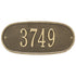 Standard Oval Wall Address Plaque