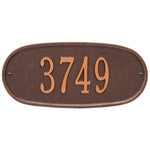 Standard Oval Wall Address Plaque