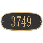 Standard Oval Wall Address Plaque
