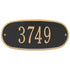 Standard Oval Wall Address Plaque