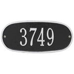 Standard Oval Wall Address Plaque