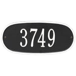 Standard Oval Wall Address Plaque