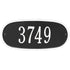 Standard Oval Wall Address Plaque