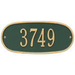 Standard Oval Wall Address Plaque