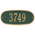 Standard Oval Wall Address Plaque