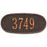 Standard Oval Wall Address Plaque