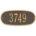 Standard Oval Wall Address Plaque
