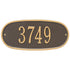 Standard Oval Wall Address Plaque