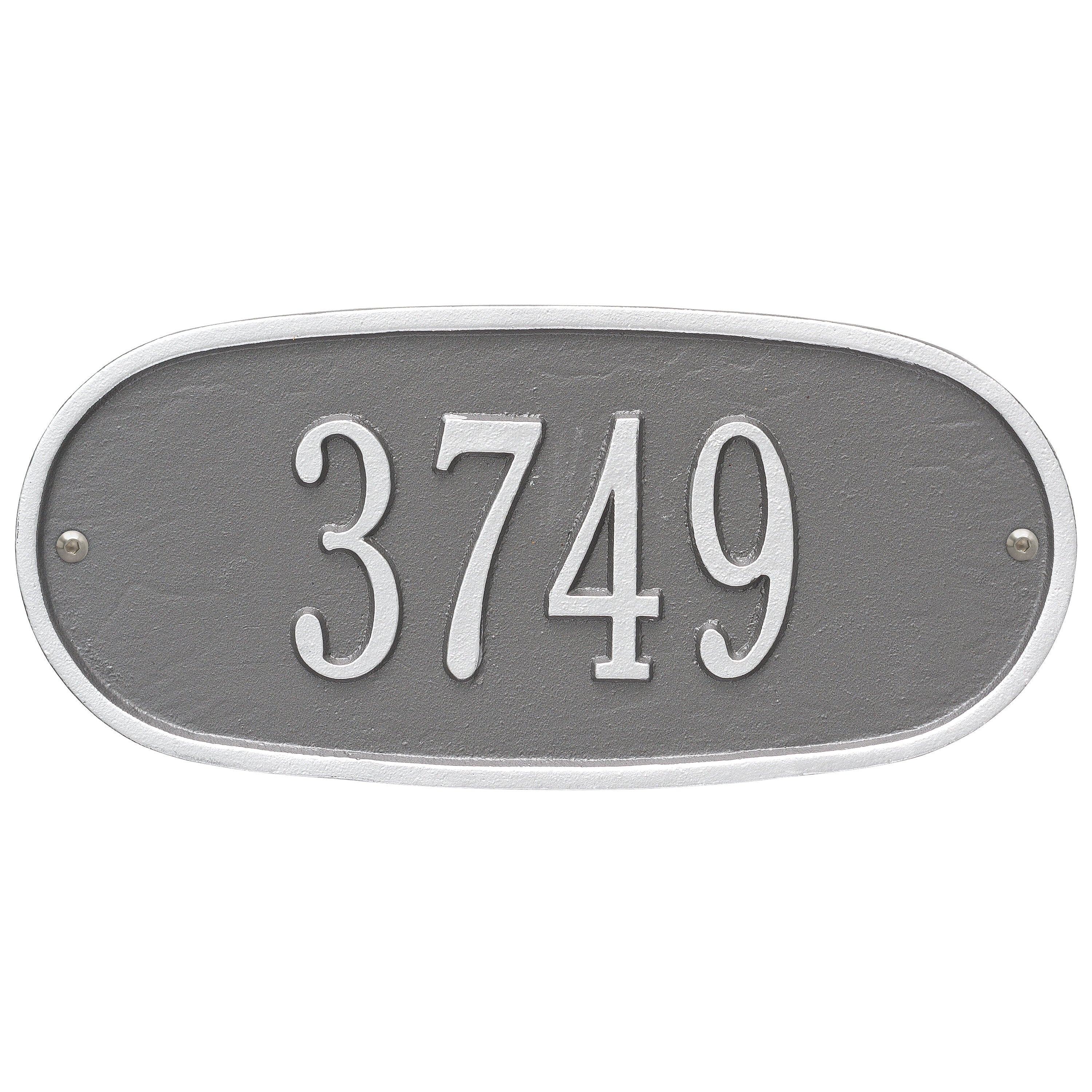 Standard Oval Wall Address Plaque