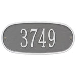 Standard Oval Wall Address Plaque