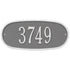 Standard Oval Wall Address Plaque