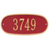 Standard Oval Wall Address Plaque