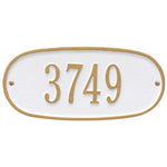 Standard Oval Wall Address Plaque