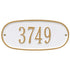 Standard Oval Wall Address Plaque