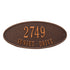 Madison Oval Standard Wall Address Plaque