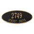 Madison Oval Standard Wall Address Plaque